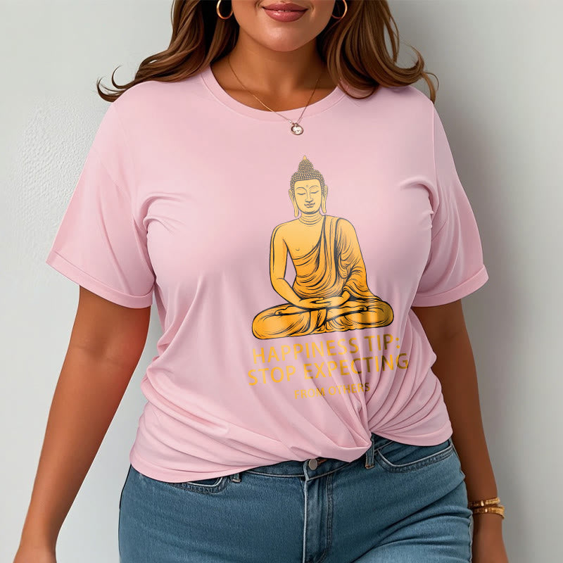 Stop Expecting From others Buddha Tee T-shirt - Image 12