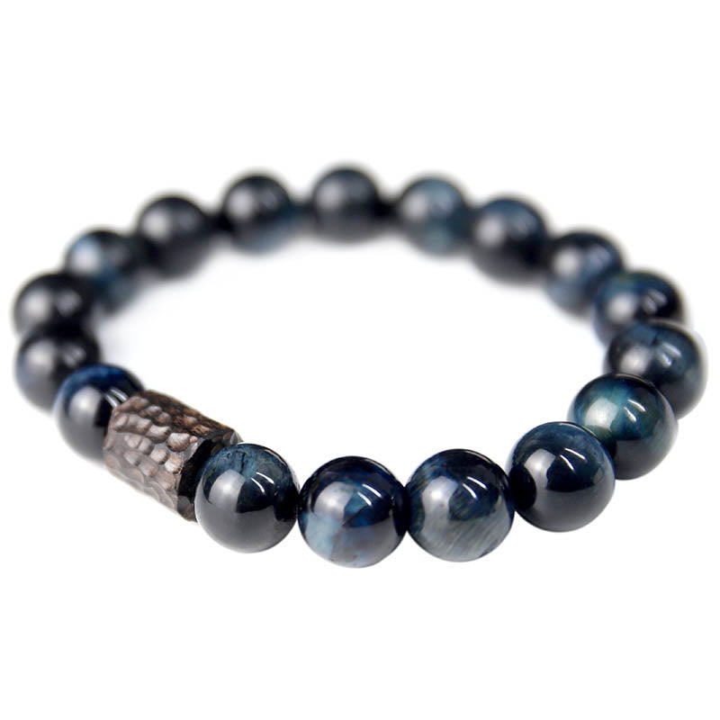 Tiger Eye Ebony Wood Beads Calm Bracelet - Image 12