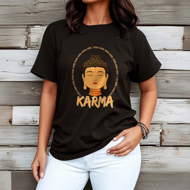 Karma Buddha Tee T-shirt - Image 4