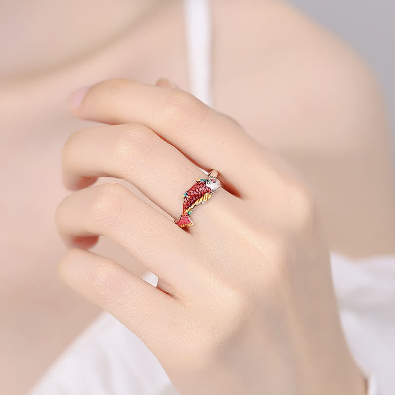 Luck Koi Fish Wealth Prosperity Ring - Image 5