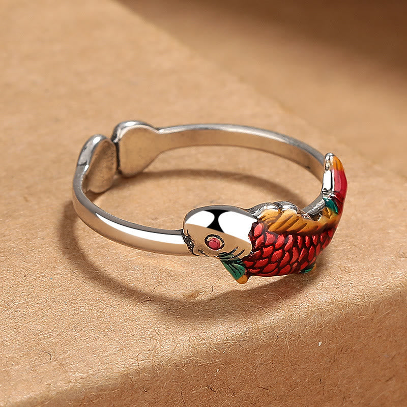 Luck Koi Fish Wealth Prosperity Ring - Image 3