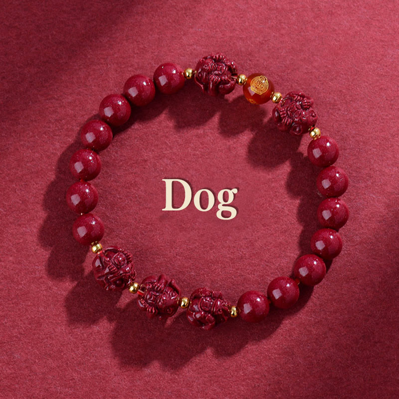 Chinese Zodiac Cinnabar Keep Away Evil Spirits Blessing Bracelet - Image 12
