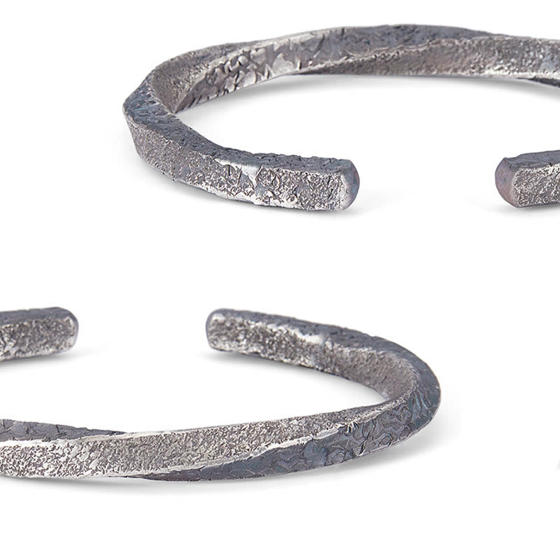 Retro 999 Sterling Silver Möbius Loop Eternal Love Cuff Bracelet Bangle - Image 13