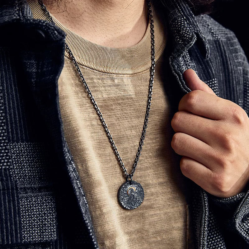 999 Sterling Silver 999 Gold 925 Sterling Silver Buddha Statue Lotus Necklace Pendant - Image 4