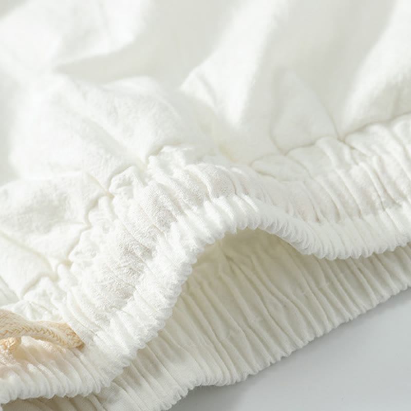 Casual Solid Color Men's Straight Shorts With Pockets Cotton Shorts Men's Pants - Image 9