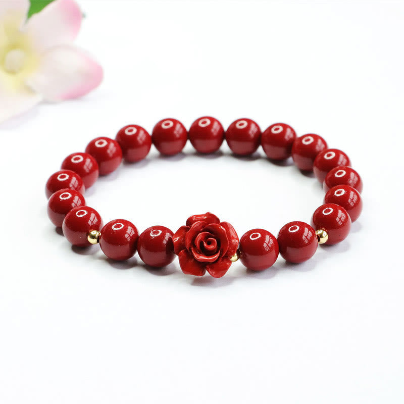 Cinnabar Rose Calm Bracelet
