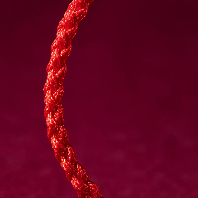 Natural Cinnabar PiXiu Calm Blessing Red String Belly Chain - Image 15