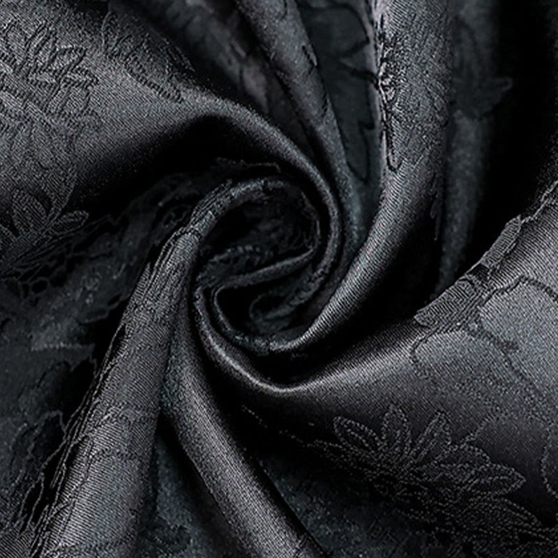 Vintage Embroidery Plum Blossom Pattern Double-Sided Wear Vest - Image 5