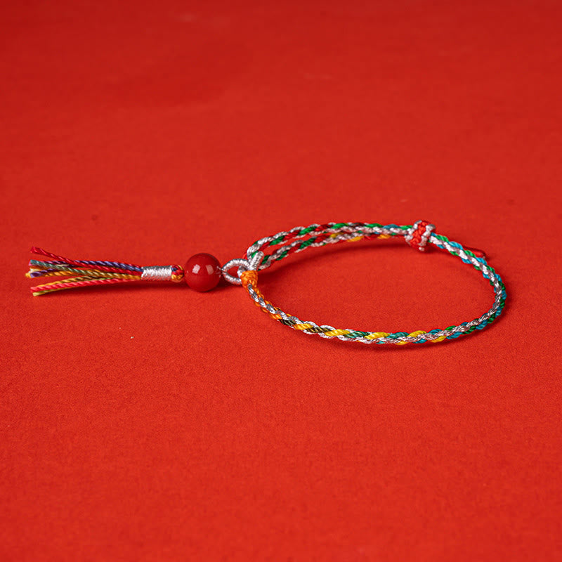 Colorful String Cinnabar Concentration Bracelet - Image 6
