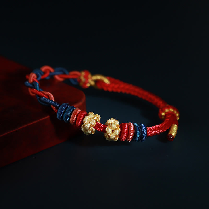 String Four Srand Peach Blossom Connection Bracelet