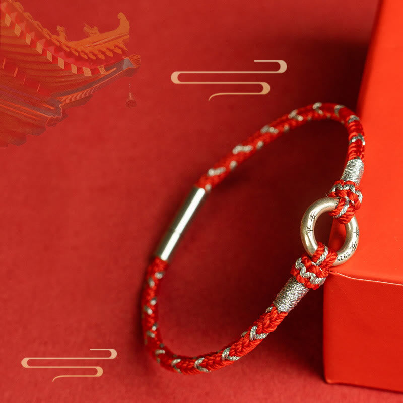 Red String 925 Sterling Silver Safe Luck Bracelet