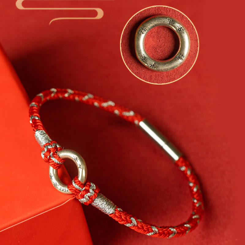 Red String 925 Sterling Silver Safe Luck Bracelet - Image 14