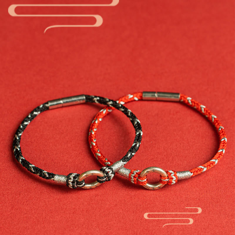 Red String 925 Sterling Silver Safe Luck Bracelet - Image 16