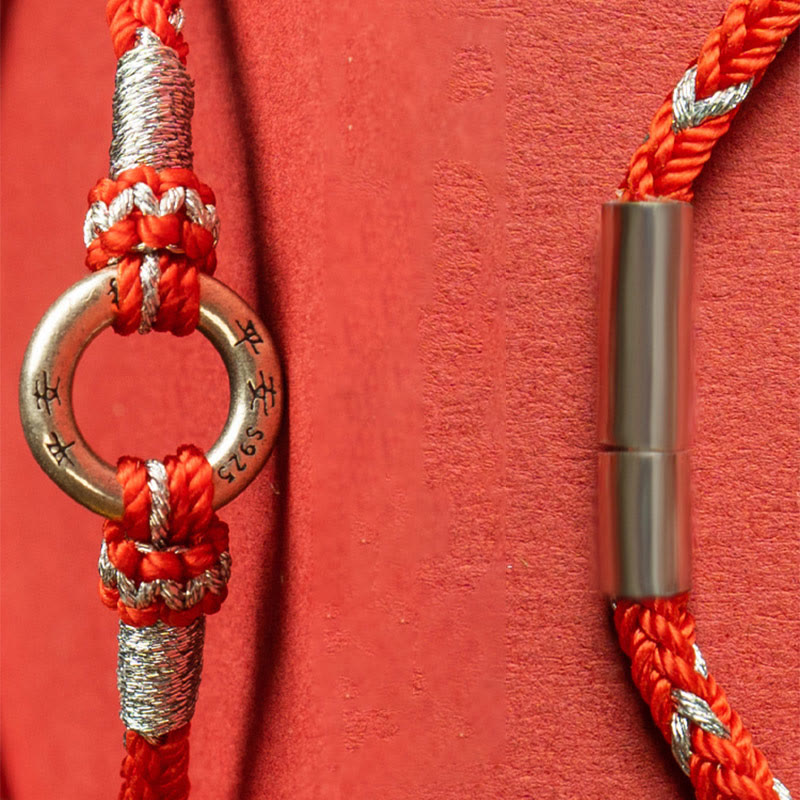 Red String 925 Sterling Silver Safe Luck Bracelet - Image 15