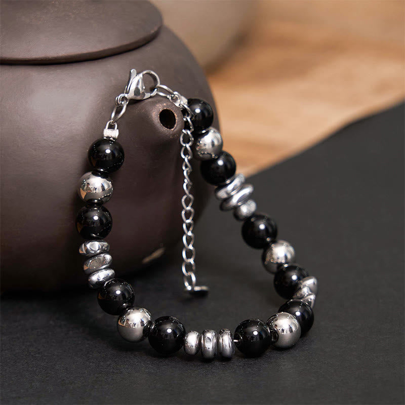 Black Onyx Fortune Bracelet