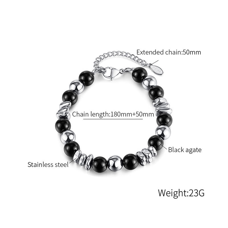 Black Onyx Fortune Bracelet - Image 8