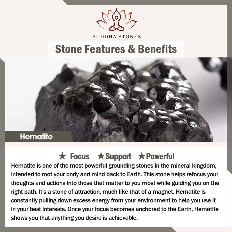 Natural Tiger's Eye Obsidian Hematite Positive Powerful Bracelet - Image 8