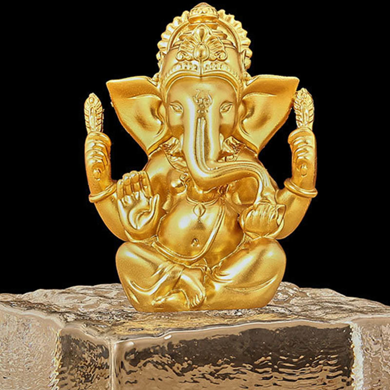 Ganesh Ganpati Elephant Statue Transformation Home Resin Decoration - Image 3