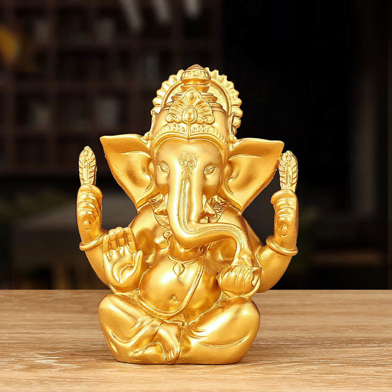 Ganesh Ganpati Elephant Statue Transformation Home Resin Decoration