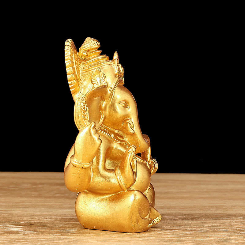 Ganesh Ganpati Elephant Statue Transformation Home Resin Decoration - Image 4