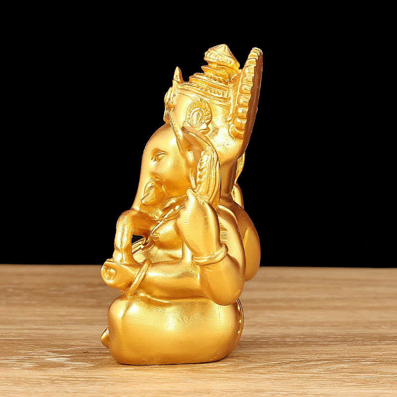 Ganesh Ganpati Elephant Statue Transformation Home Resin Decoration - Image 5