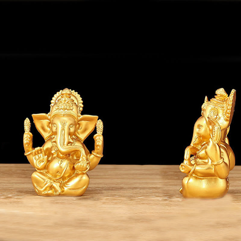 Ganesh Ganpati Elephant Statue Transformation Home Resin Decoration - Image 9