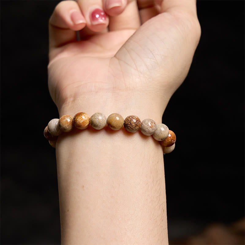 Fossil Coral Compassion Bracelet - Image 5