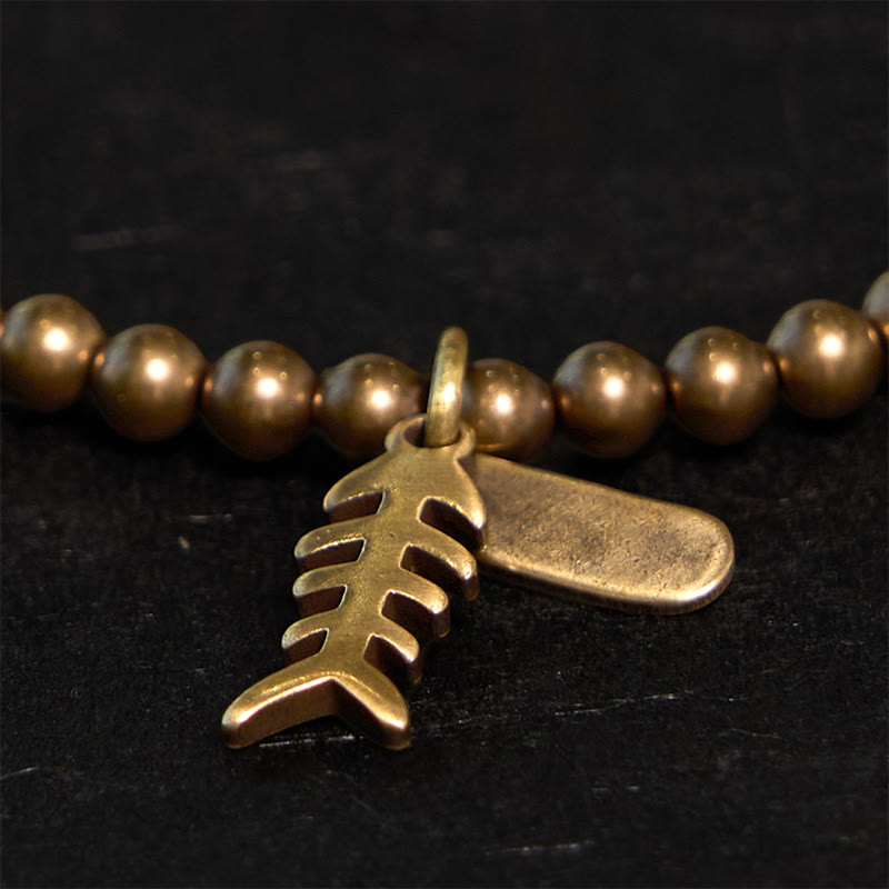 Copper Fish Bone Healing Bracelet - Image 3