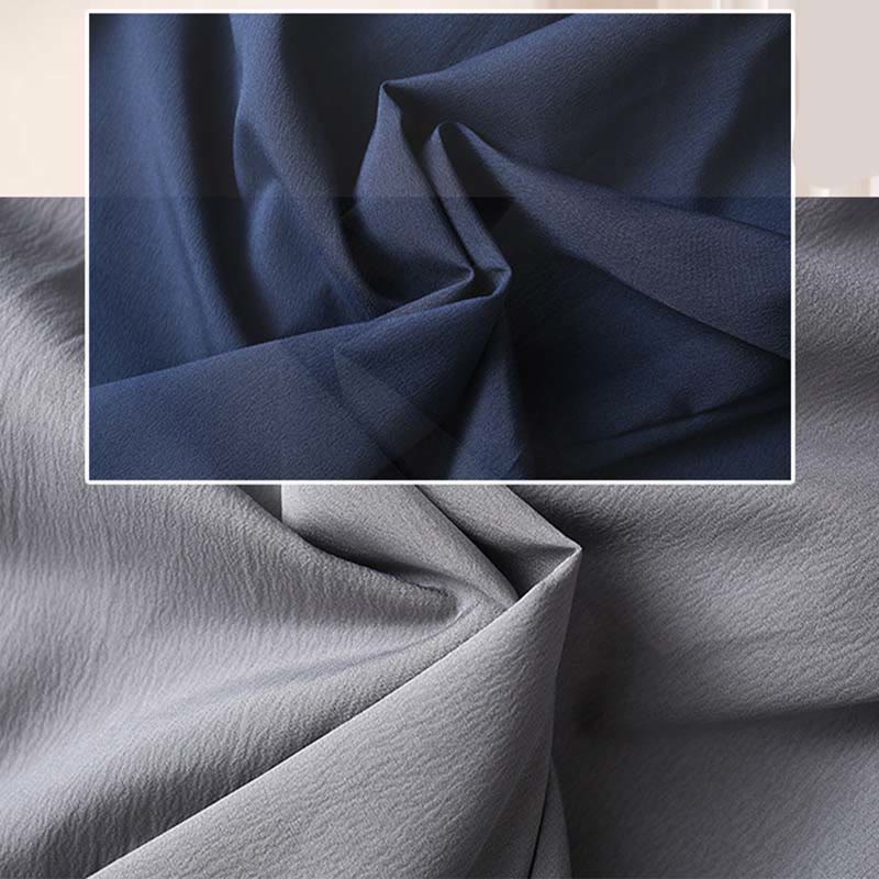 2Pcs Tang Suit Traditional Frog-Button Men's Long Sleeve Shirt Pants Clothing Set - Image 8