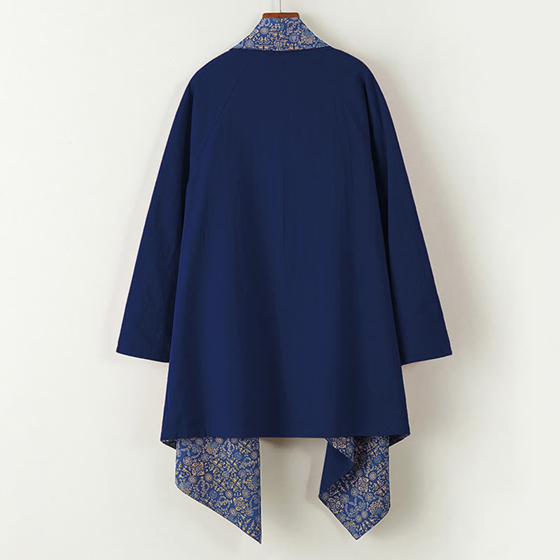 Fall Men's Cotton Mid-length Coat Double-sided Jacket - Image 3