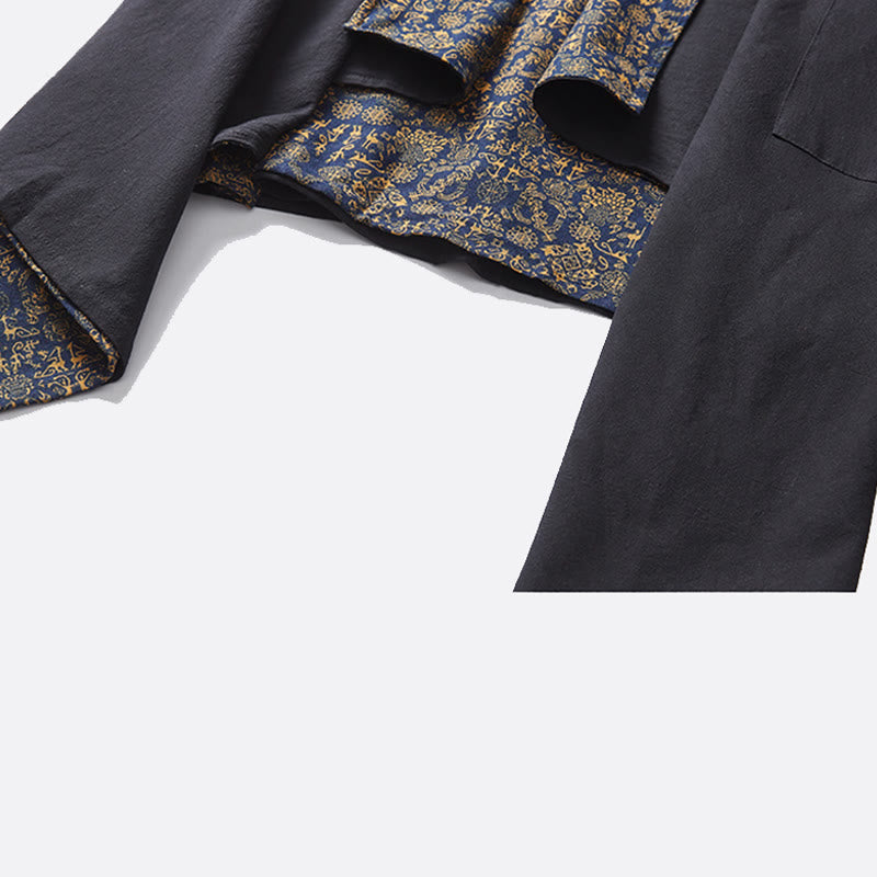 Fall Men's Cotton Mid-length Coat Double-sided Jacket - Image 13