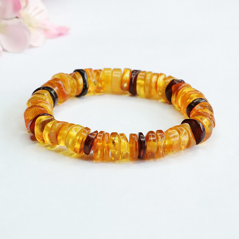 Amber Peace Buckle Confidence Bracelet