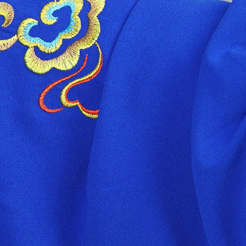 2Pcs Fall Colorful Auspicious Clouds Tai Chi Meditation Qigong Zen Practice Unisex Cotton Clothing Set - Image 19