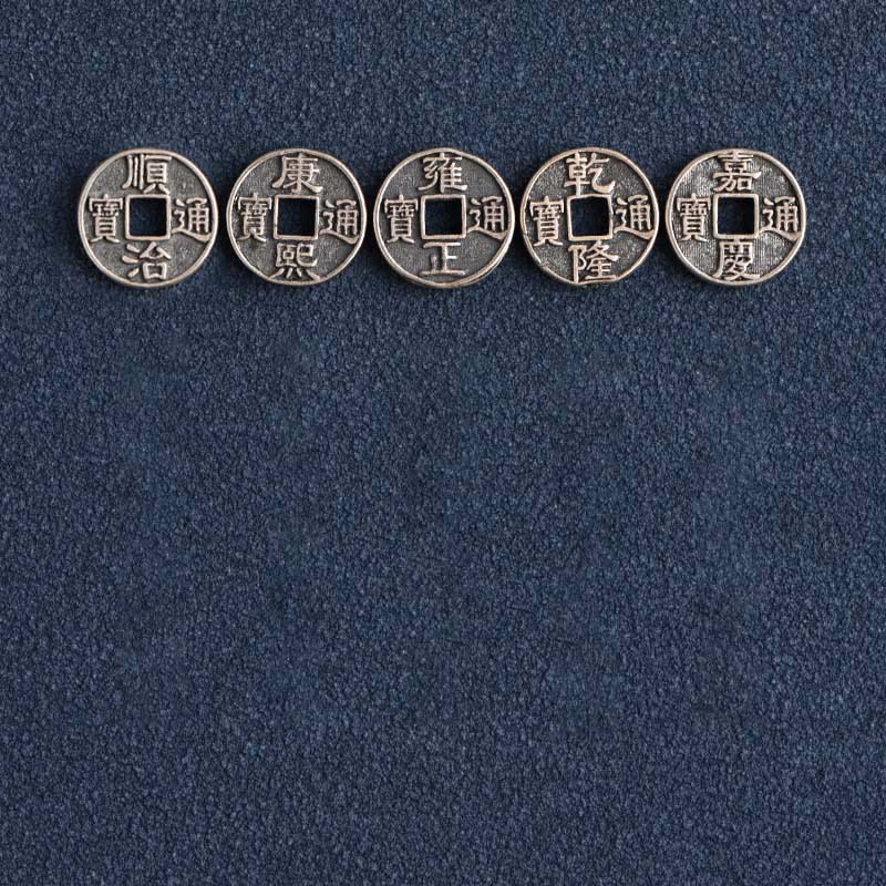 925 Sterling Silver Five Emperor Coins Red String Protection Luck Braided Bracelet Anklet - Image 20