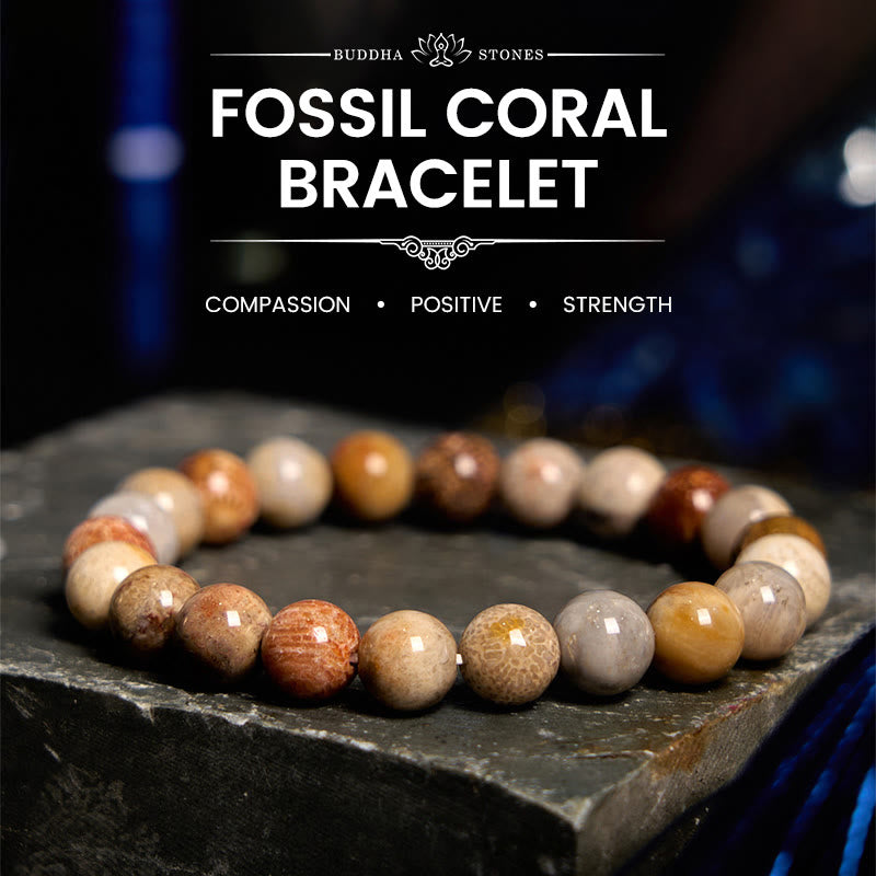 Fossil Coral Compassion Bracelet