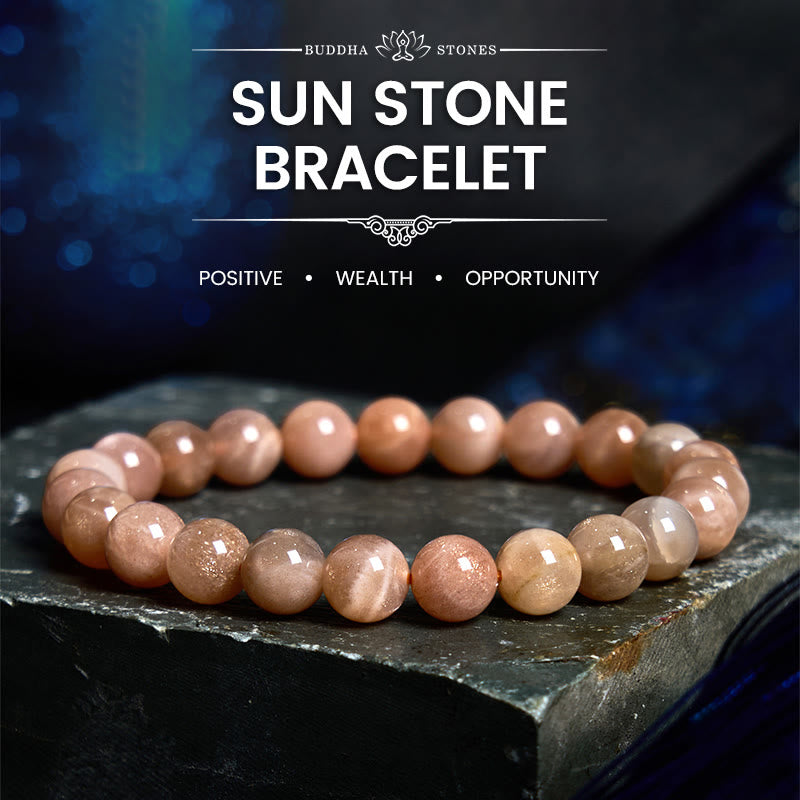Sun Stone Positive Bracelet