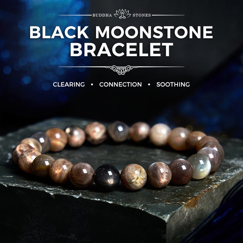 Black Moonstone Soothing Bracelet