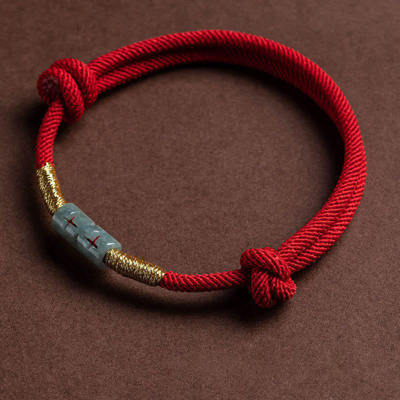 Luck Jade String Rope Bracelet