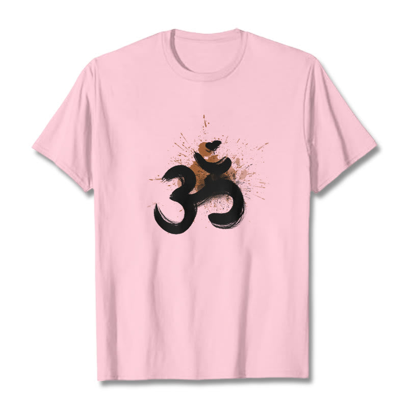 OM Sanskrit Design Cotton Tee T-shirt - Image 16