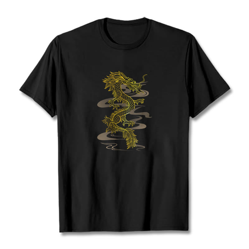 Golden Dragon Cotton Tee T-shirt