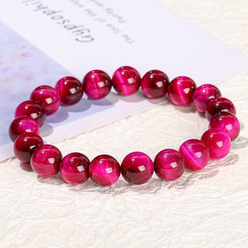 Red Tiger Eye Calm Bracelet - Image 10