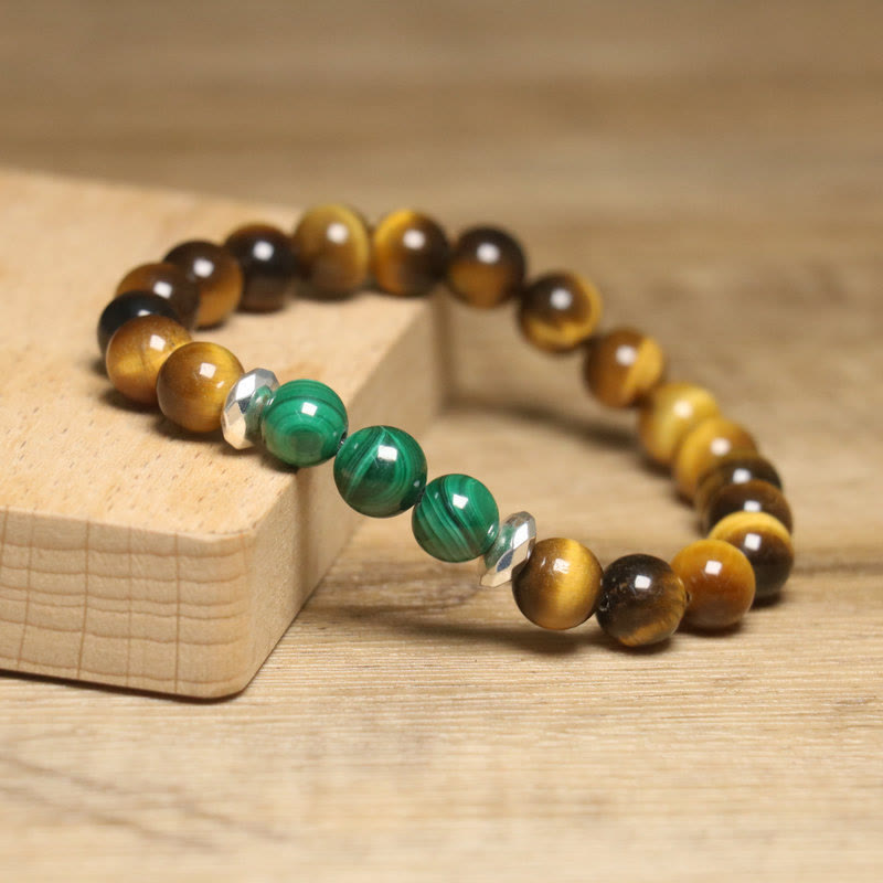 Tiger Eye Green Tiger Eye Courage Bracelet - Image 5