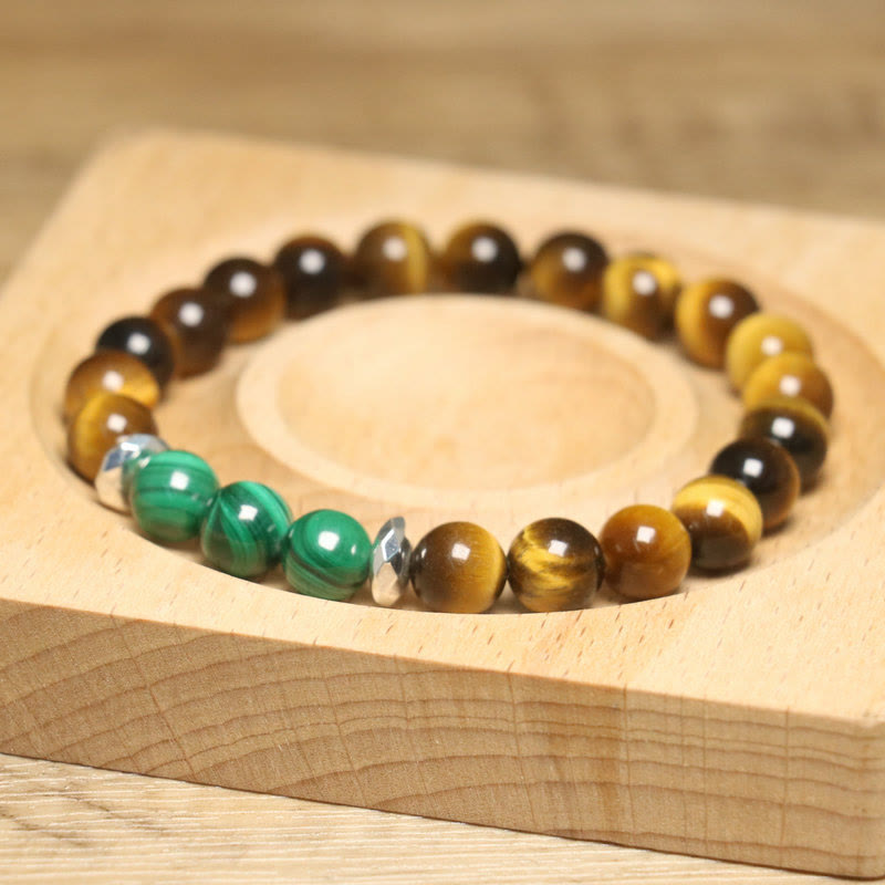 Tiger Eye Green Tiger Eye Courage Bracelet - Image 8