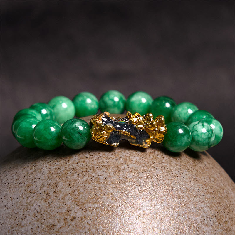 FengShui PiXiu Jade Protection Bracelet - Image 3