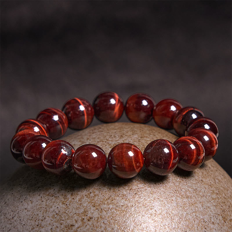 Natural Tiger Eye Healing Bead Bracelet - Image 23
