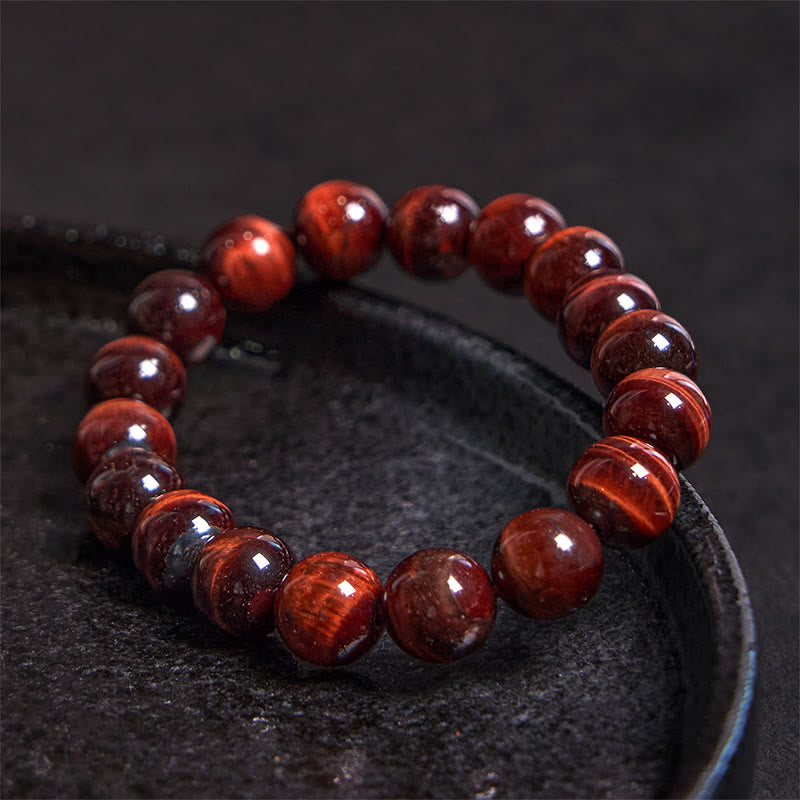 Natural Tiger Eye Healing Bead Bracelet - Image 15