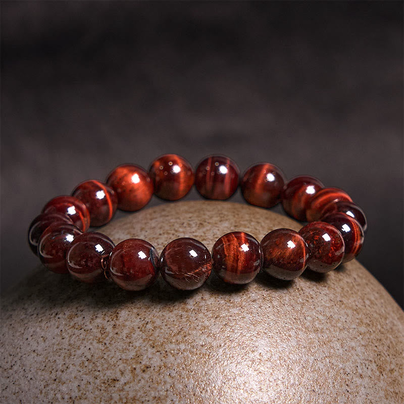 Natural Tiger Eye Healing Bead Bracelet - Image 16