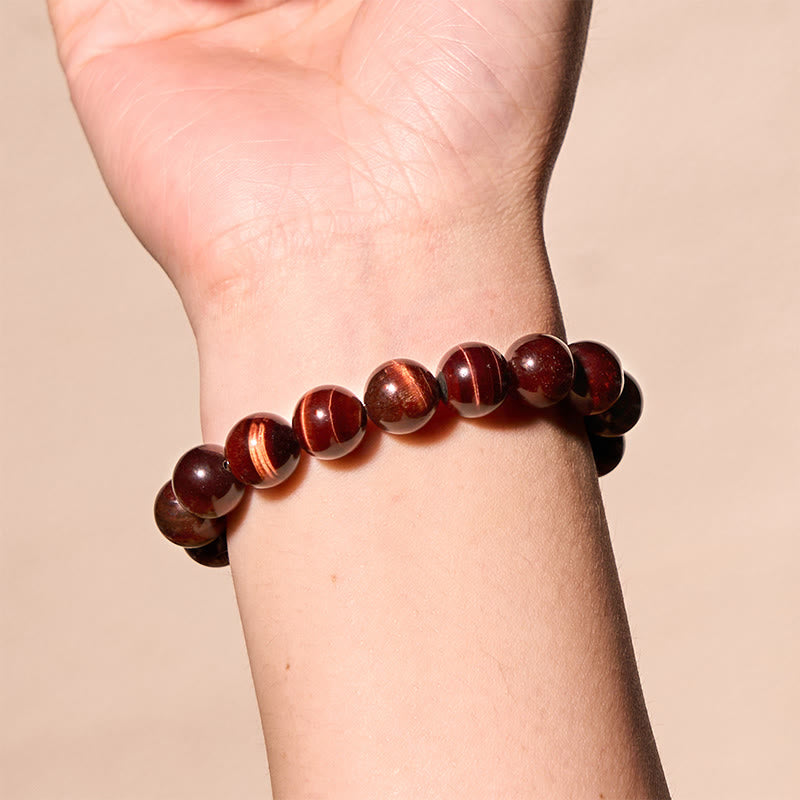 Natural Tiger Eye Healing Bead Bracelet - Image 14