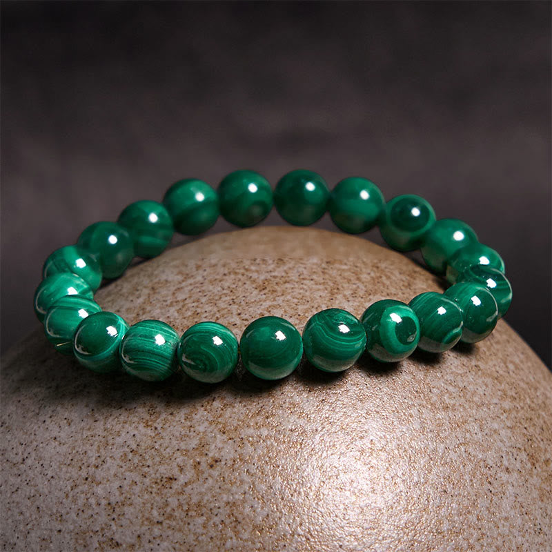 Natural Malachite Protection Calmness Bracelet - Image 12