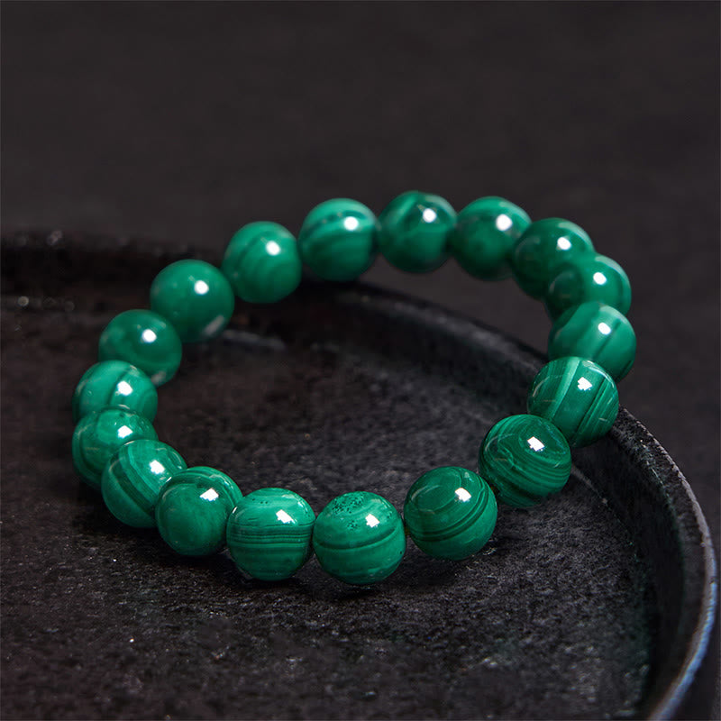 Natural Malachite Protection Calmness Bracelet - Image 11